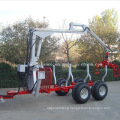 Europe Hot Sale Ce Certificate Zm3004 Forest Log Trailer with Crane